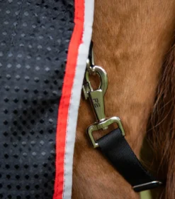 Premier Equine Buster Waffle Horse Cooler Rug Black -Lemieux Shop Buster waffle cooler black 6