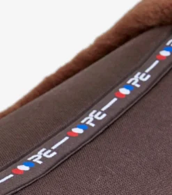 Premier Equine CC Airtechnology Shockproof Wool Pad - Dressage Brown/Brown Wool -Lemieux Shop CL7B7F1
