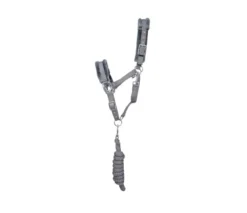 Hy Sport Active Head Collar And Lead Rope In Pencil Point Grey