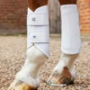 Premier Equine Carbon Air-Tech Double Locking Brushing Boots White