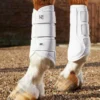 Premier Equine Carbon Air-Tech Single Locking Brushing Boots White