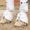 Premier Equine Carbon Tech Kevlar No-Turn Over Reach Boots White