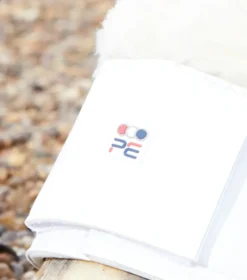 Premier Equine Carbon Tech Techno Wool Over Reach Boots White -Lemieux Shop Carbon Tech Techno Wool Over Reach Boot White 3