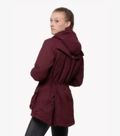 Premier Equine Cascata Ladies Waterproof Jacket Wine 8 Premier Equine Cascata Ladies Waterproof Jacket Wine -Lemieux Shop Cascata Ladies Jacket Wine Web 3