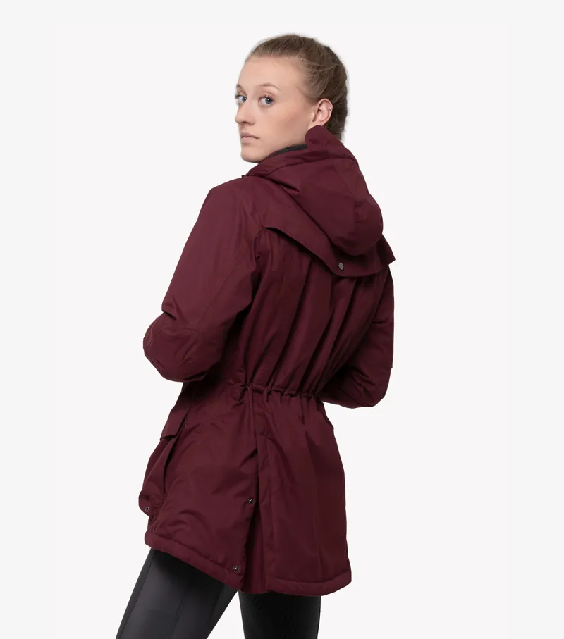 Premier Equine Cascata Ladies Waterproof Jacket Wine 3 Premier Equine Cascata Ladies Waterproof Jacket Wine - Image 3