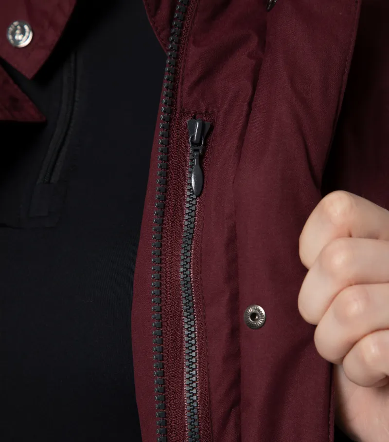 Premier Equine Cascata Ladies Waterproof Jacket Wine 6 Premier Equine Cascata Ladies Waterproof Jacket Wine - Image 6
