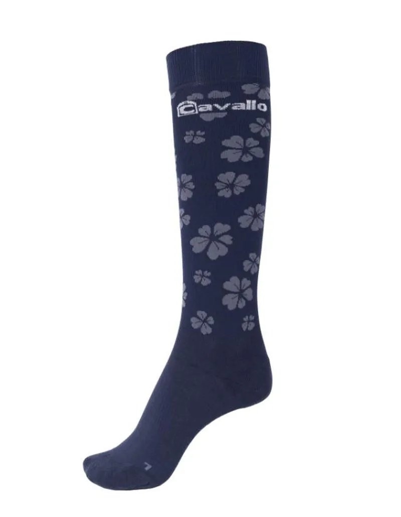 Cavallo Success Clover Functional Socks Dark Blue 1 Cavallo Success Clover Functional Socks Dark Blue