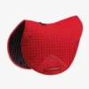 Premier Equine Close Contact Cotton Cross Country Saddle Pad Red