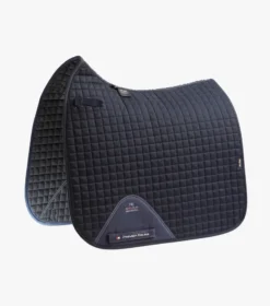 Premier Equine Close Contact Cotton Dressage Saddle Pad Navy