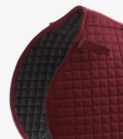 Premier Equine Close Contact Cotton GP/Jump Saddle Pad Burgundy -Lemieux Shop Close Contact Cotton GPJump Pad Burgundy 3