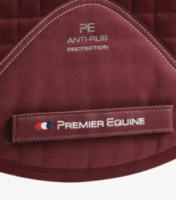 Premier Equine Close Contact Cotton GP/Jump Saddle Pad Burgundy -Lemieux Shop Close Contact Cotton GPJump Pad Burgundy 5