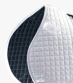 Premier Equine Close Contact Cotton GP/Jump Saddle Pad White -Lemieux Shop Close Contact Cotton GPJump Pad White 3