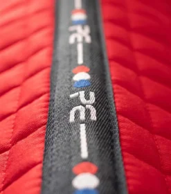 Premier Equine Close Contact European Cotton Saddle Pad Red -Lemieux Shop Close Contact European Cotton Dressage Square Red 6