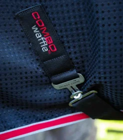 Premier Equine Combo Buster Waffle Horse Cooler Rug Black -Lemieux Shop Combo Buster Waffle Cooler Rug Black 4