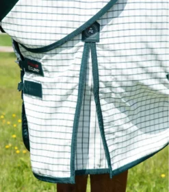 Premier Equine Combo Cotton Sheet Green Check -Lemieux Shop Combo Cotton Sheet Green Check 3