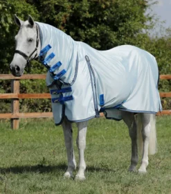 Premier Equine Combo Mesh Air Fly Rug With Surcingles Blue