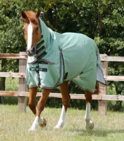 Premier Equine Combo Mesh Air Fly Rug With Surcingles Mint Green