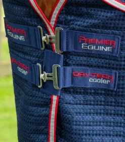 Premier Equine Combo Dry-Tech Horse Cooler Rug Navy -Lemieux Shop Combo Navy 3