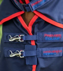 Premier Equine Combo Horse Stable Sheet Navy -Lemieux Shop Combo Stable Sheet 4