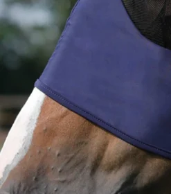 Premier Equine Comfort Tech Lycra Fly Mask Navy -Lemieux Shop Comfort Tech Lycra Fly Mask Navy 4
