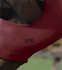 Premier Equine Comfort Tech Xtra Lycra Fly Mask Wine -Lemieux Shop Comfort Tech Lycra Fly Mask Wine 5 2