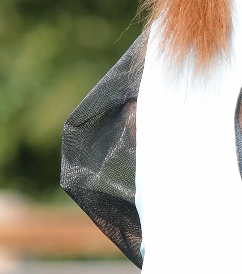 Premier Equine Comfort Tech Xtra Lycra Fly Mask Blue 4 Premier Equine Comfort Tech Xtra Lycra Fly Mask Blue - Image 4