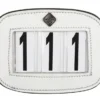 LeMieux Saddle Number Holder Square White Plain