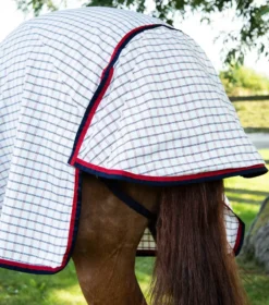 Premier Equine Cotton Sheet Red Check -Lemieux Shop Cotton Stable Sheet Red Check 6