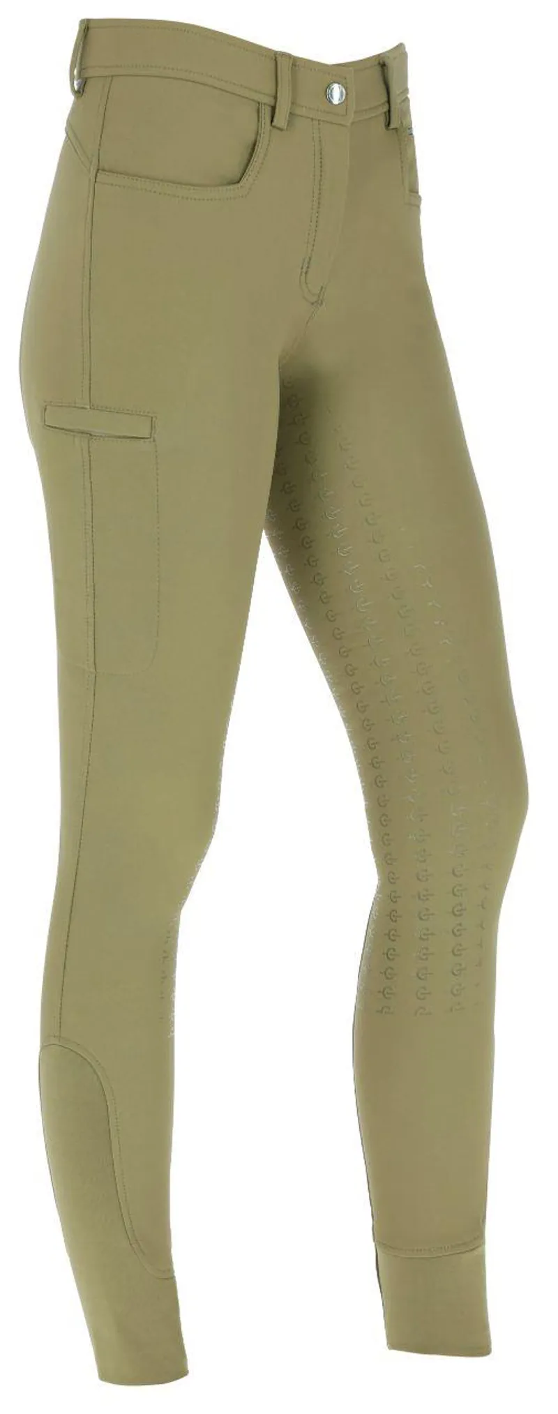 Covalliero Detroit Riding Breeches Avocado 2 Covalliero Detroit Riding Breeches Avocado - Image 2