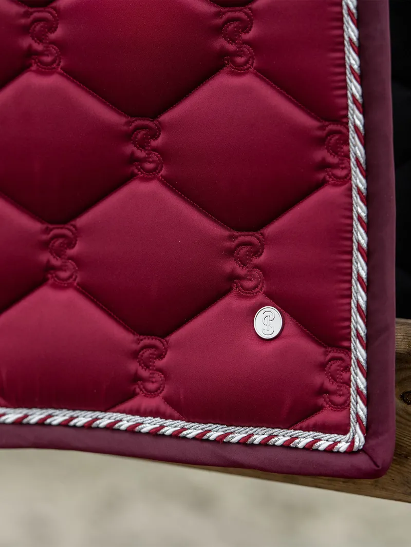 Ps Of Sweden Signature Dressage Saddle Pad - Ruby Wine - Full 4 Ps Of Sweden Signature Dressage Saddle Pad - Ruby Wine - Full - Image 4
