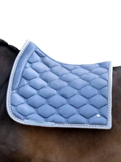Ps Of Sweden Signature Dressage Saddle Pad - Dove Blue - Full -Lemieux Shop DSC 1778 1 doveblue