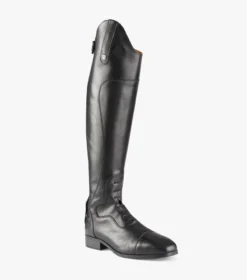 Premier Equine Dellucci Ladies Long Leather Field Riding Boot Black