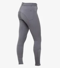 Premier Equine Delta Ladies Full Seat Gel Riding Breeches Anthracite -Lemieux Shop Delta ladies breeches anthracite 3