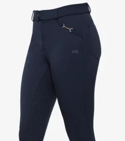 Premier Equine Delta Ladies Full Seat Gel Riding Breeches Navy -Lemieux Shop Delta ladies breeches navy 2