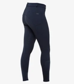 Premier Equine Delta Ladies Full Seat Gel Riding Breeches Navy -Lemieux Shop Delta ladies breeches navy 3