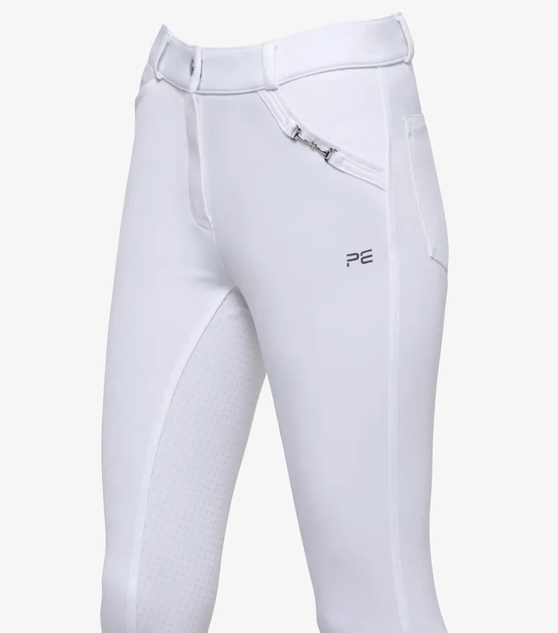 Premier Equine Delta Ladies Full Seat Gel Riding Breeches White 4 Premier Equine Delta Ladies Full Seat Gel Riding Breeches White - Image 4
