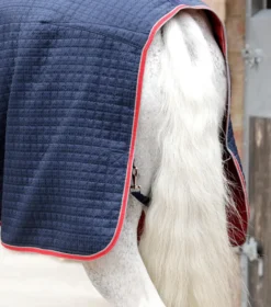 Premier Equine Dry-Tech Horse Cooler Rug Navy 11 Premier Equine Dry-Tech Horse Cooler Rug Navy -Lemieux Shop Dry Tech Cooler Rug Navy 6