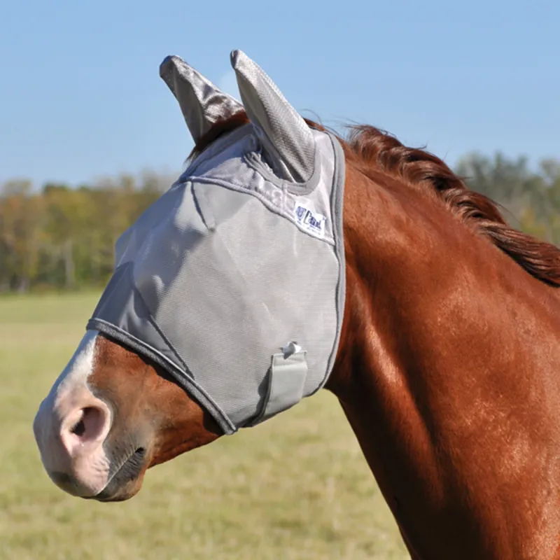 Cashel Crusader Standard Fly Mask W/Ears In Grey 1 Cashel Crusader Standard Fly Mask W/Ears In Grey