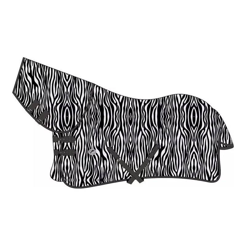 JHL Essential Combo Fly Rug In Zebra Print 1 JHL Essential Combo Fly Rug In Zebra Print