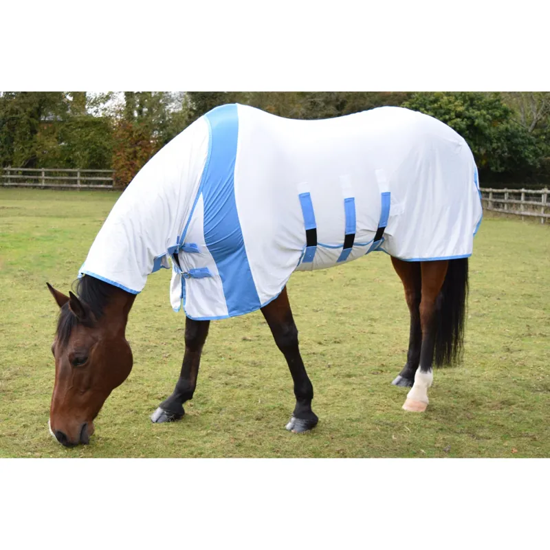 JHL Ultra Fly Relief Combo Rug In White/Blue 1 JHL Ultra Fly Relief Combo Rug In White/Blue