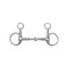JHL Pro Steel Hanging Mouth Filet Baucher Snaffle Bit In Silver