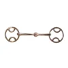 JHL Pro Steel Loop-Ring Snaffle Bit In Gold