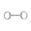 JHL Pro Steel Mullen Mouth Eggbutt Snaffle Bit In Silver