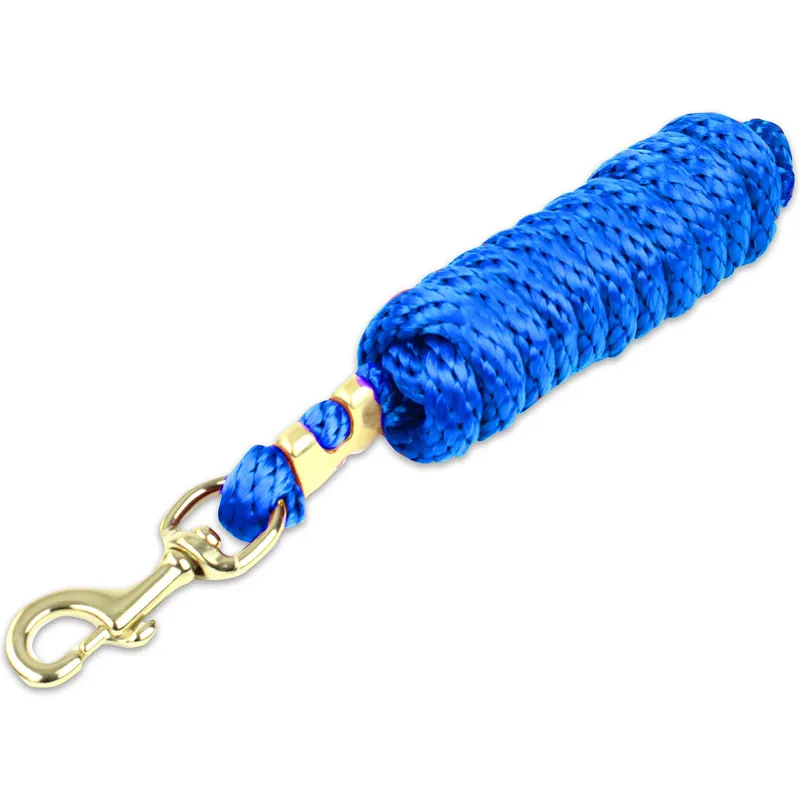 KM Elite 10ft Lead Rope In Royal Blue 1 KM Elite 10ft Lead Rope In Royal Blue
