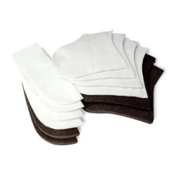 KM Elite Adaptor Pad Memory Foam Inserts In White/Black