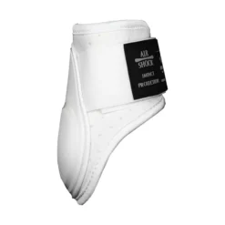 KM Elite Air Shock Fetlock Boots In White