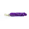 KM Elite Cotton 7ft Double Braided Leadrope In Purple
