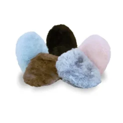 KM Elite Lambswool Grooming Mitt In Mocha