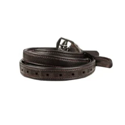 KM Elite Luxury Stirrup Leathers In Brown