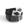 KM Elite Black Polo Belt In Ebony